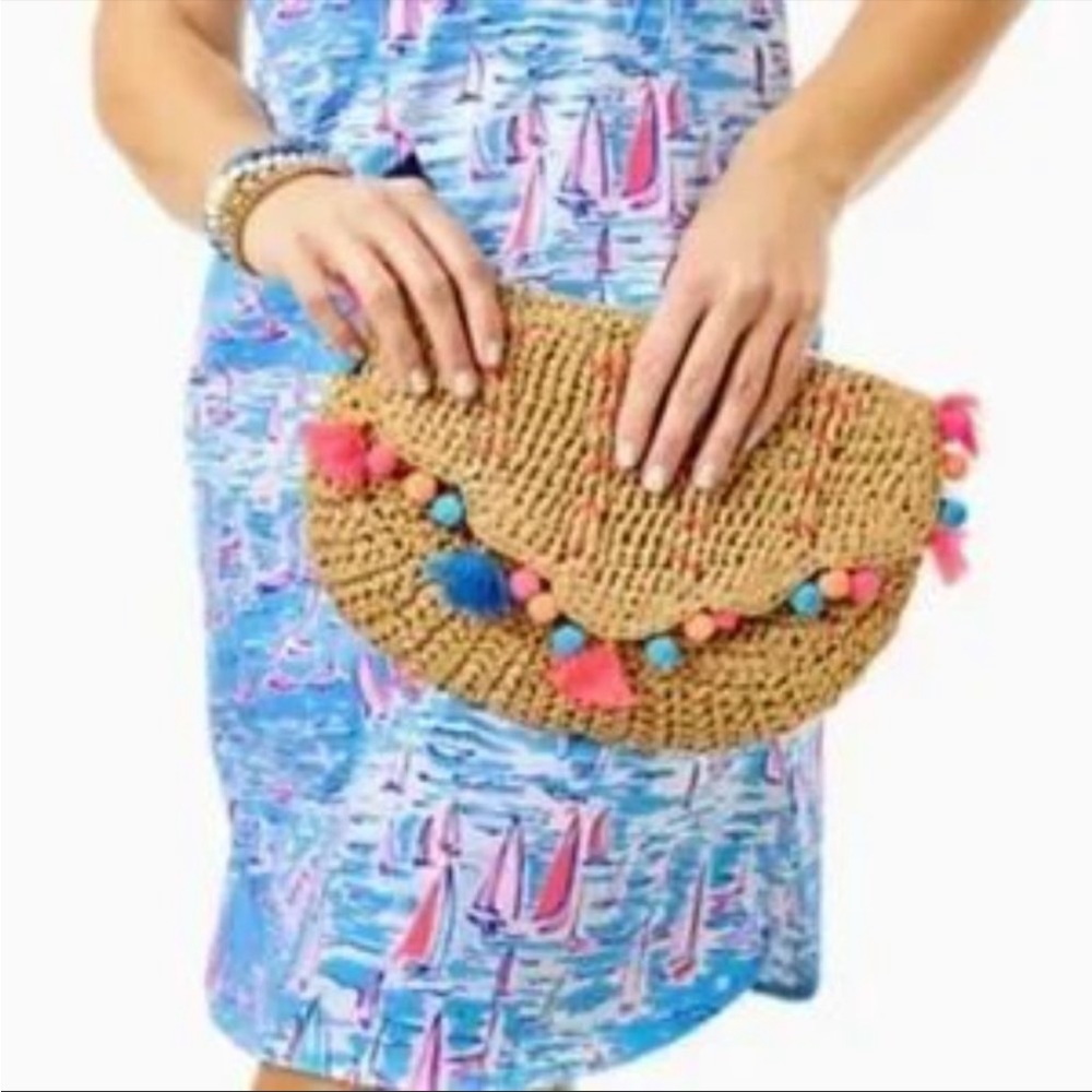 NWT Lilly Pulitzer Clam Shell Clutch